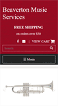 Mobile Screenshot of beavertonmusic.net