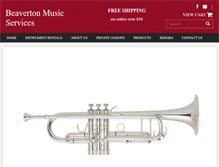 Tablet Screenshot of beavertonmusic.net